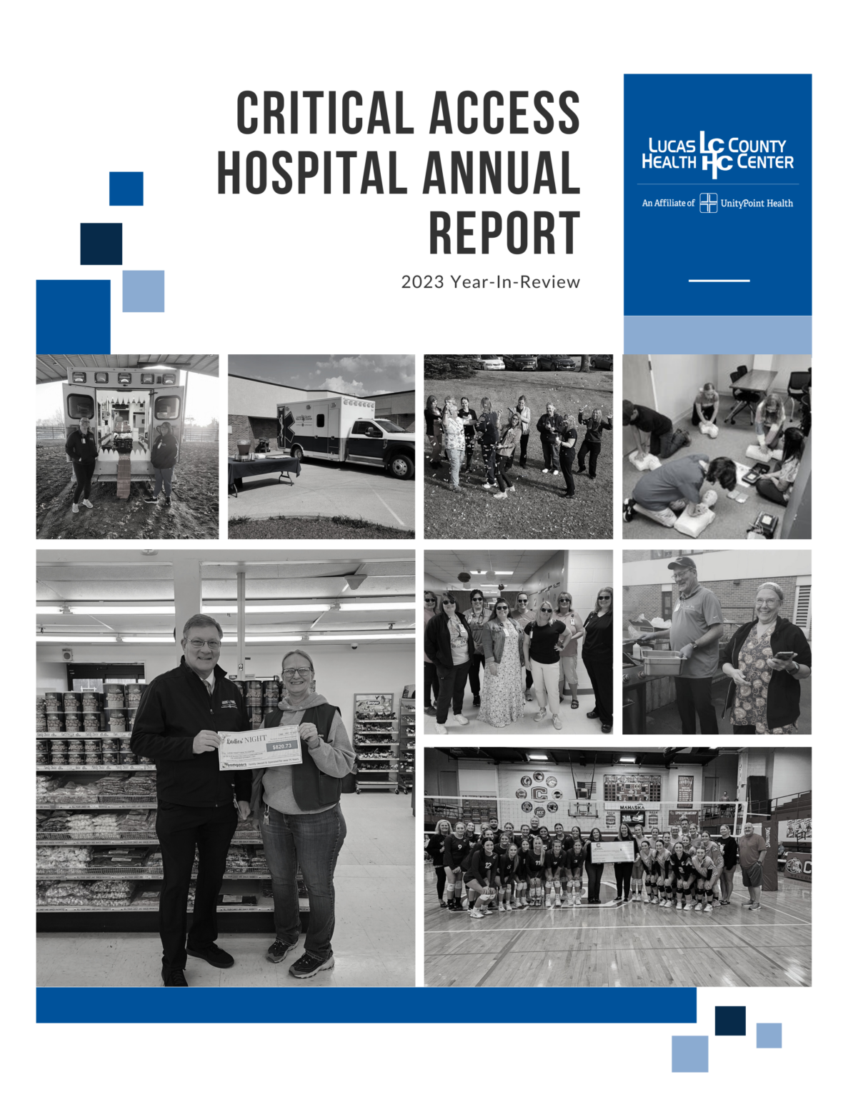 Annual Report Lucas County Health Center, Medical Center Chariton, Iowa