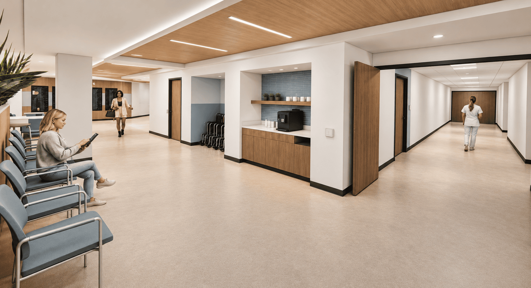 Modern Healthcare Waiting Lounge
