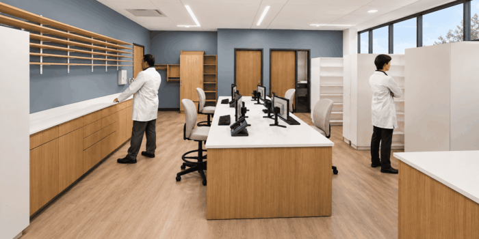 Modern Pharmacy Workroom Interior Modern Pharmacy Workroom Interior