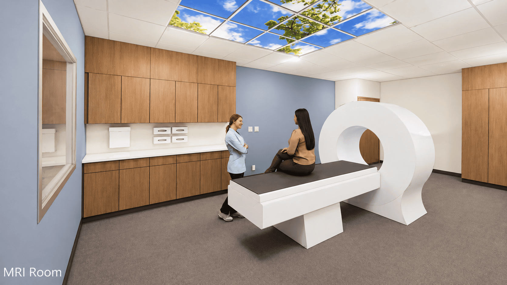 Warm Modern MRI Room