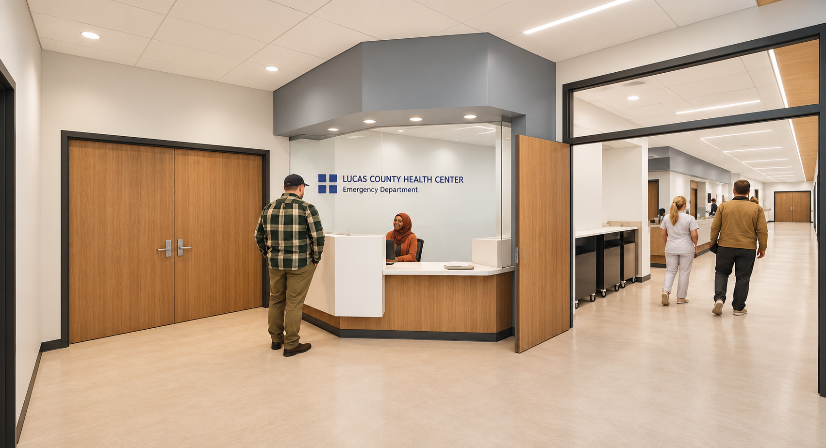 Welcoming Emergency Department Reception